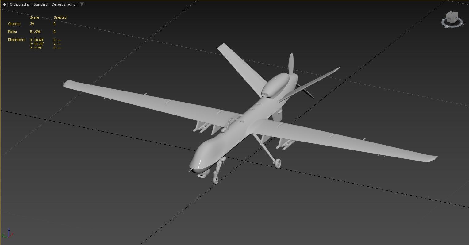 3D model of an unmanned aerial vehicle  3D model_2