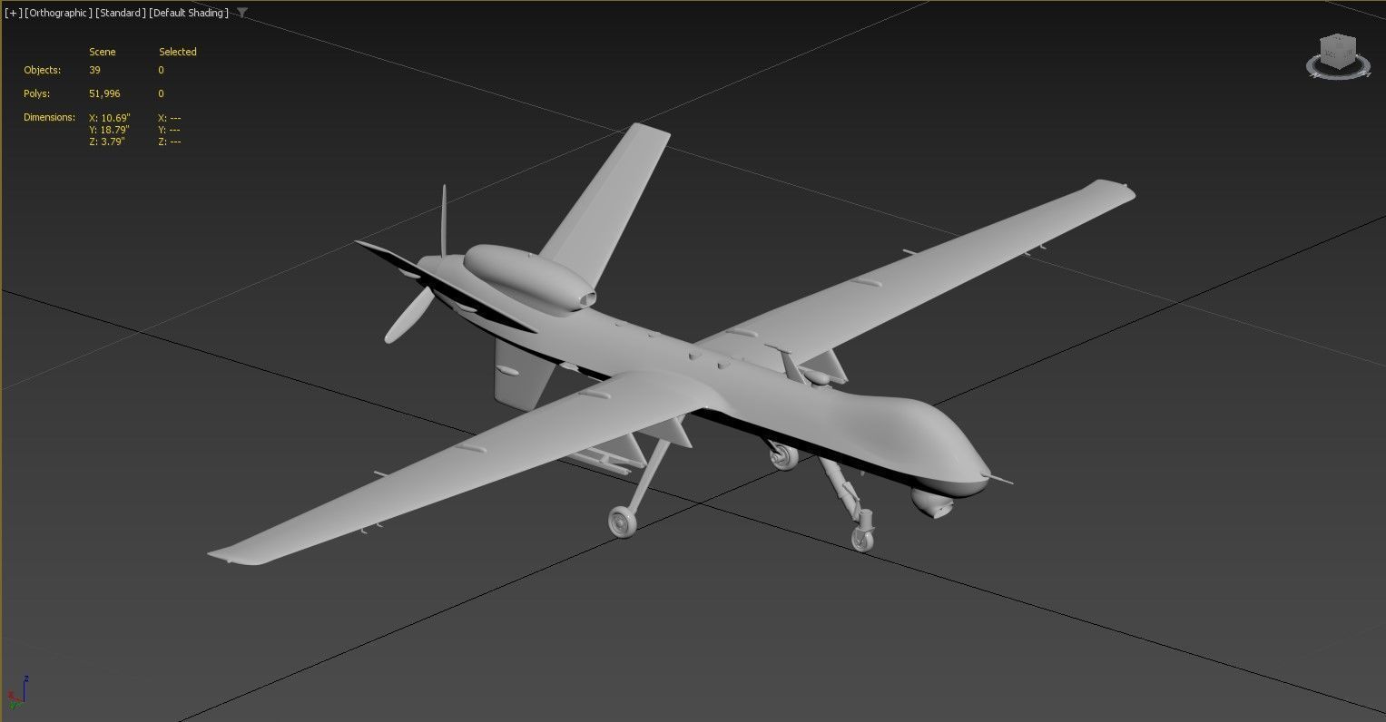 3D model of an unmanned aerial vehicle  3D model_3