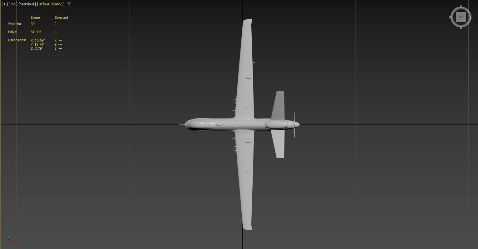 3D model of an unmanned aerial vehicle  3D model_1