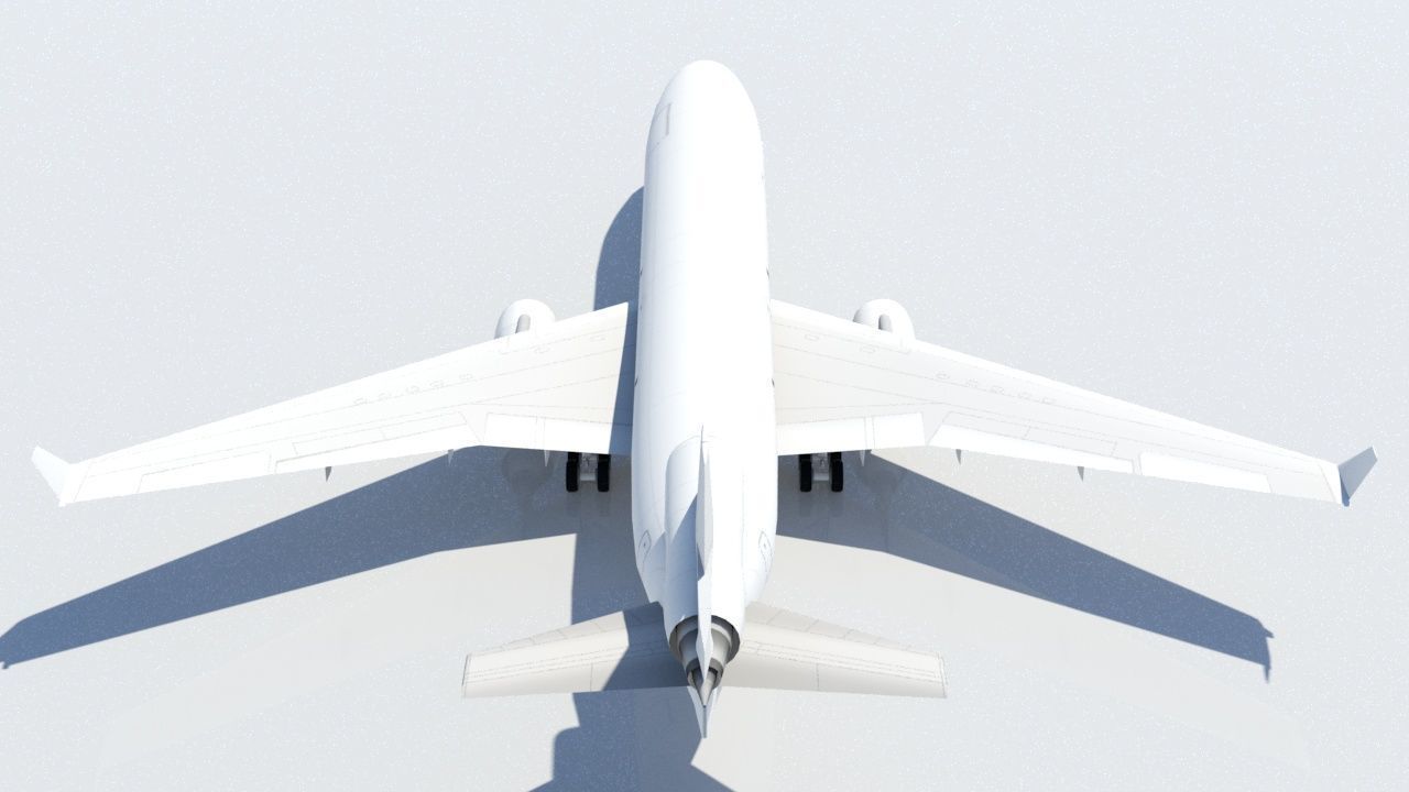 McDonell Douglas MD-11F freighter Low Poly Static Low-poly 3D model_3
