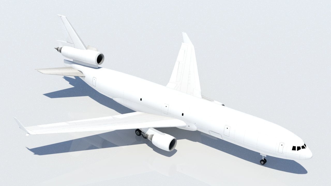 McDonell Douglas MD-11F freighter Low Poly Static Low-poly 3D model_6