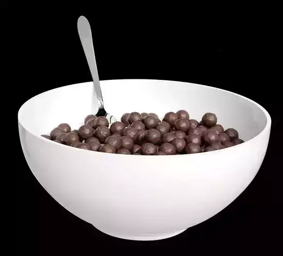 chocolate cereal bowl