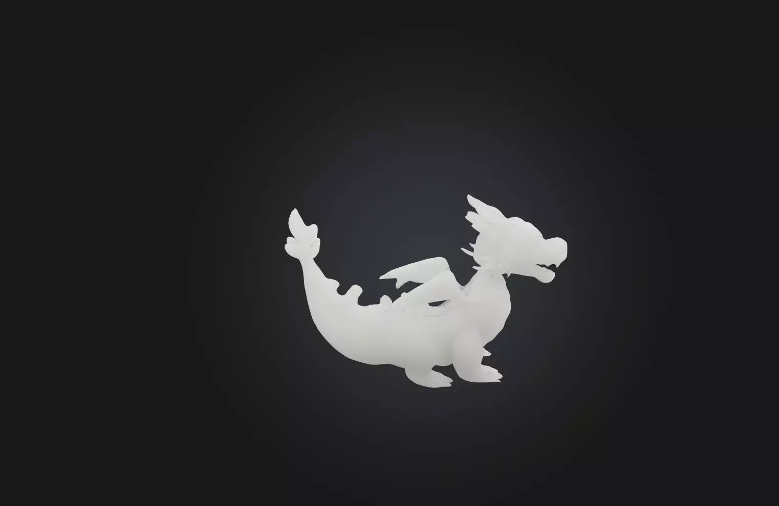 3D Printed Keychain Low-poly 3D model_0