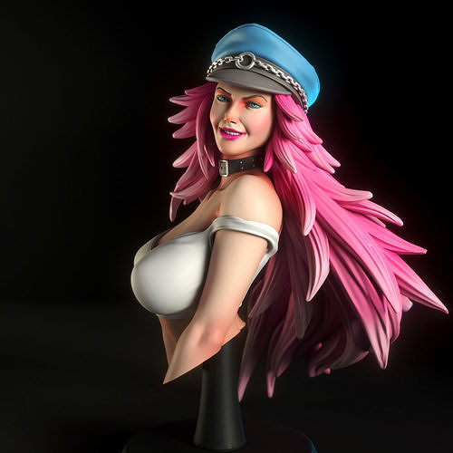 Poison Bust Free 3D print model
