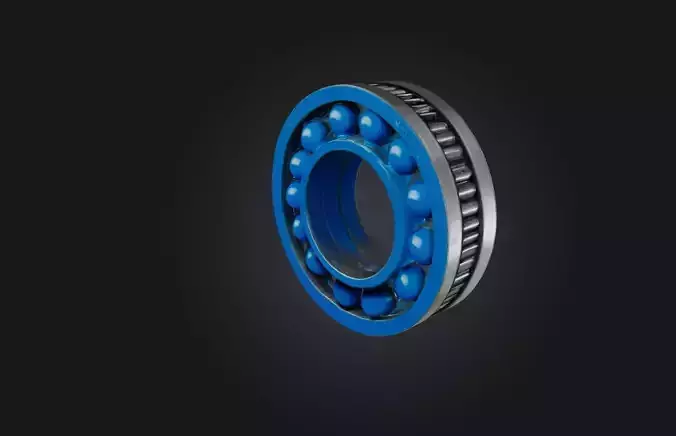 Bearing Low-poly 3D model