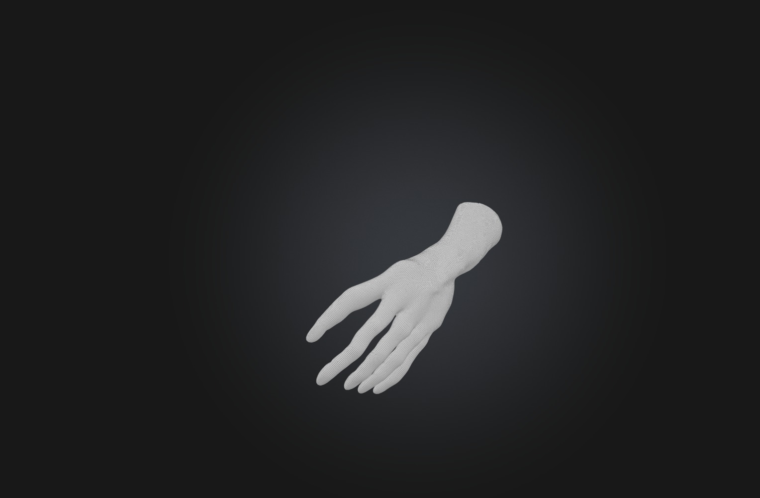 Bloodly Body part Low-poly 3D model_1