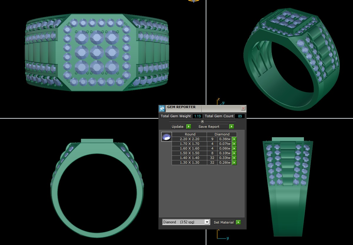 nhan nam 2 3D print model_2
