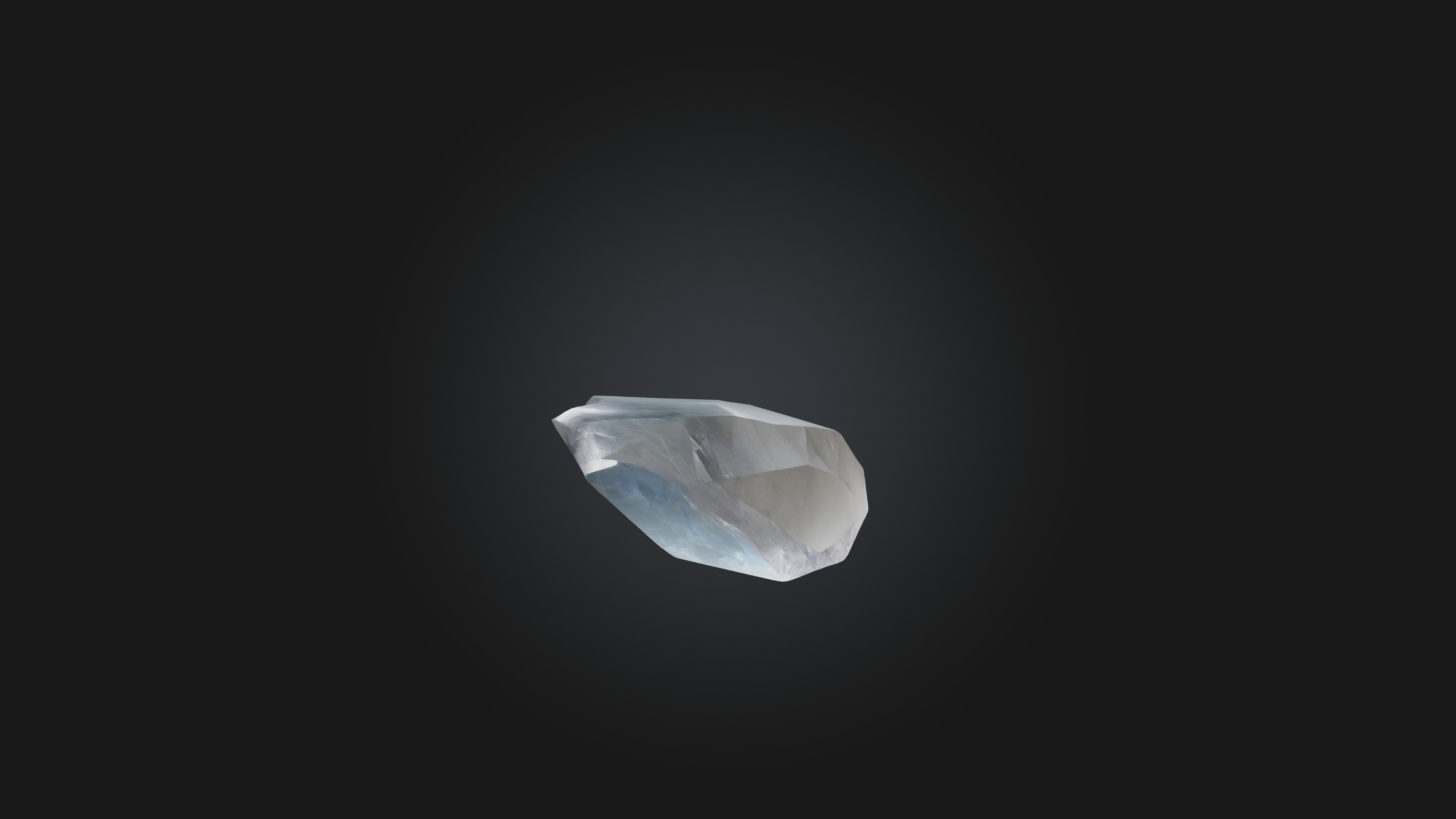 Crystal Shard Low-poly 3D model_4