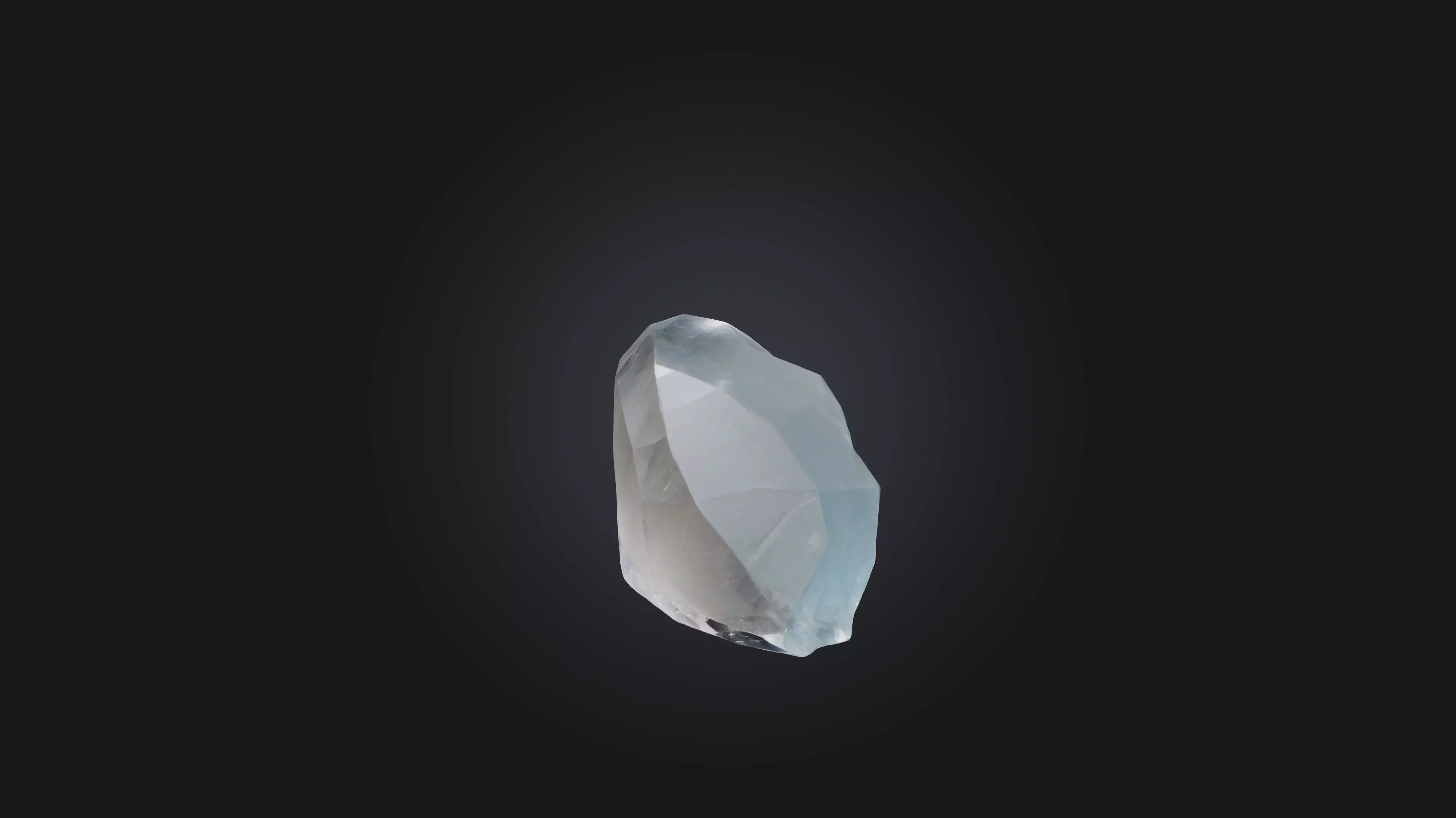 Crystal Shard Low-poly 3D model_0