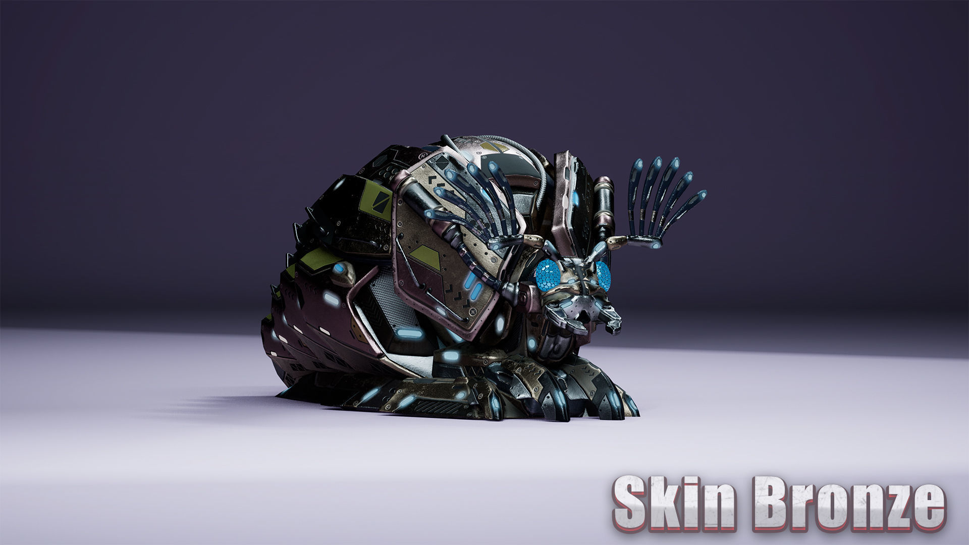 SciFi Insect BugMoneyBag Low-poly 3D model_23