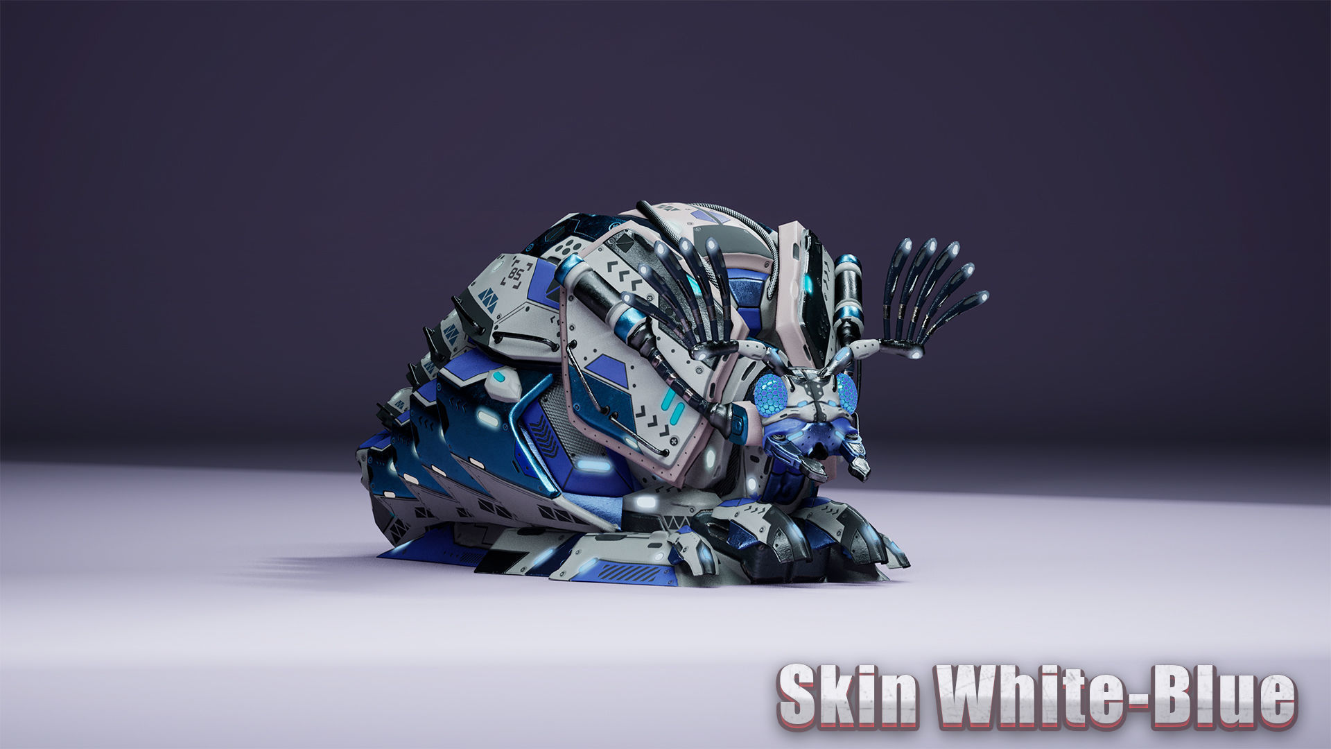 SciFi Insect BugMoneyBag Low-poly 3D model_24