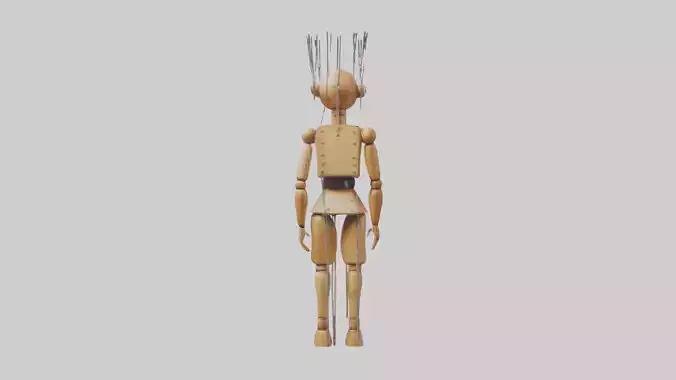 Handmade Wooden Marionette
