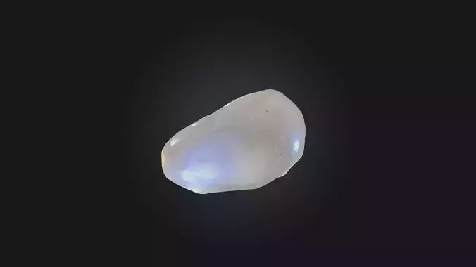 Moonstone Low-poly 3D model