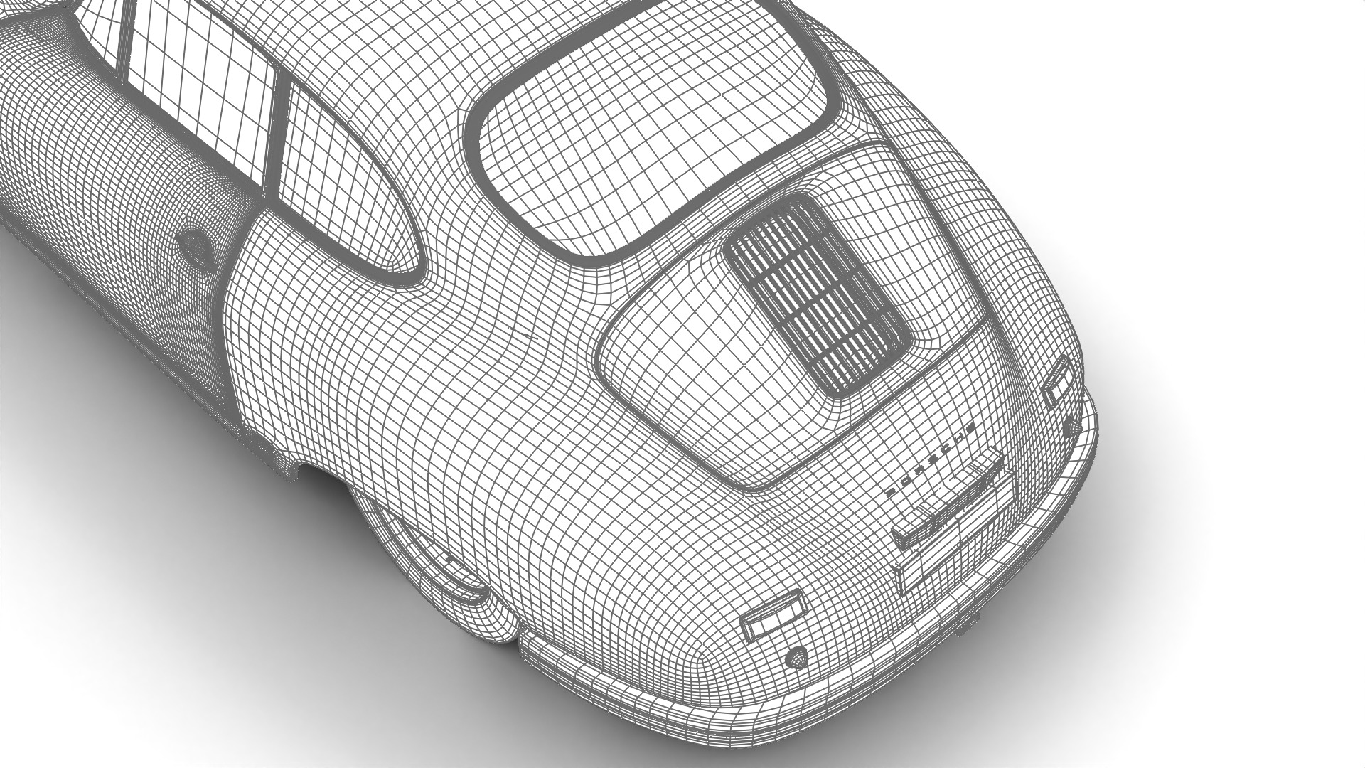 Porsche 356 1300 1952 3d model 3D model_36