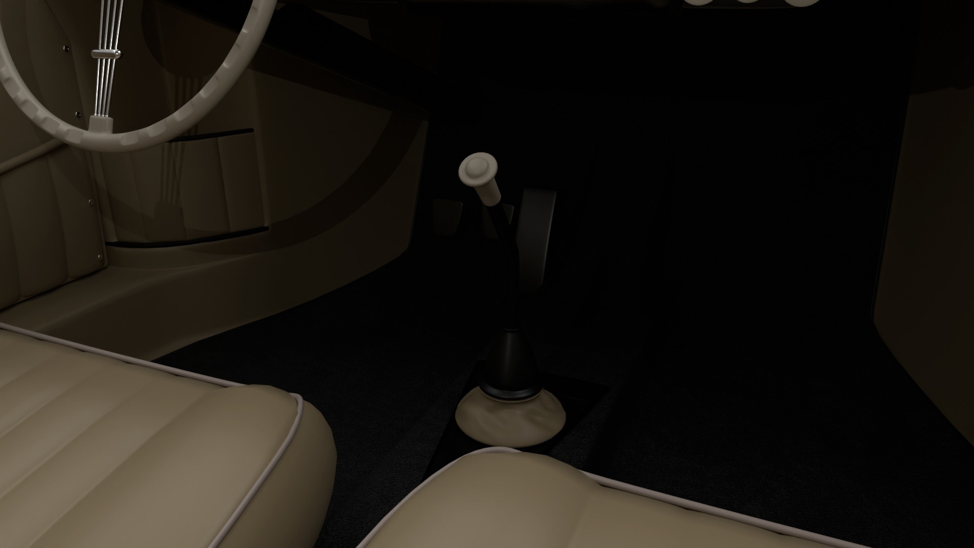 Porsche 356 1300 1952 3d model 3D model_25