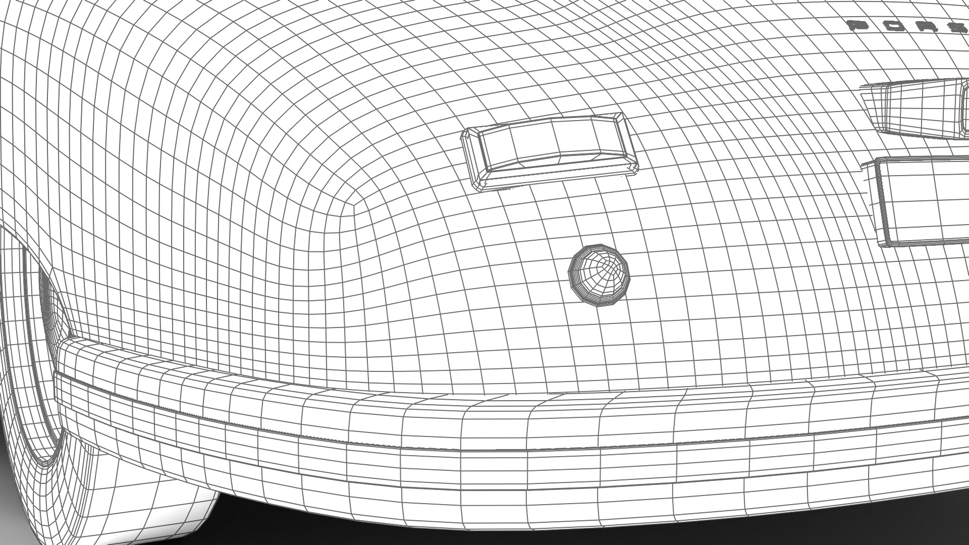 Porsche 356 1300 1952 3d model 3D model_41