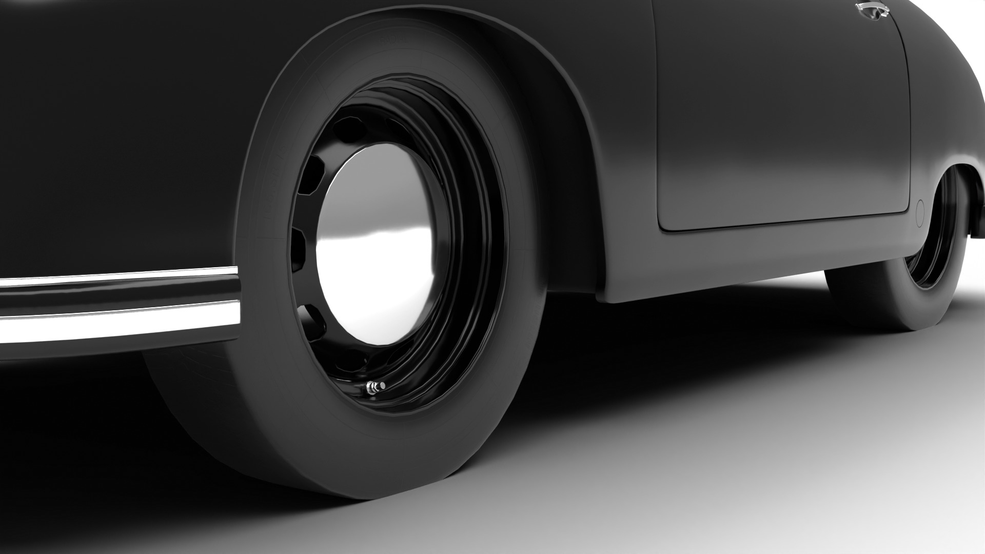 Porsche 356 1300 1952 3d model 3D model_6