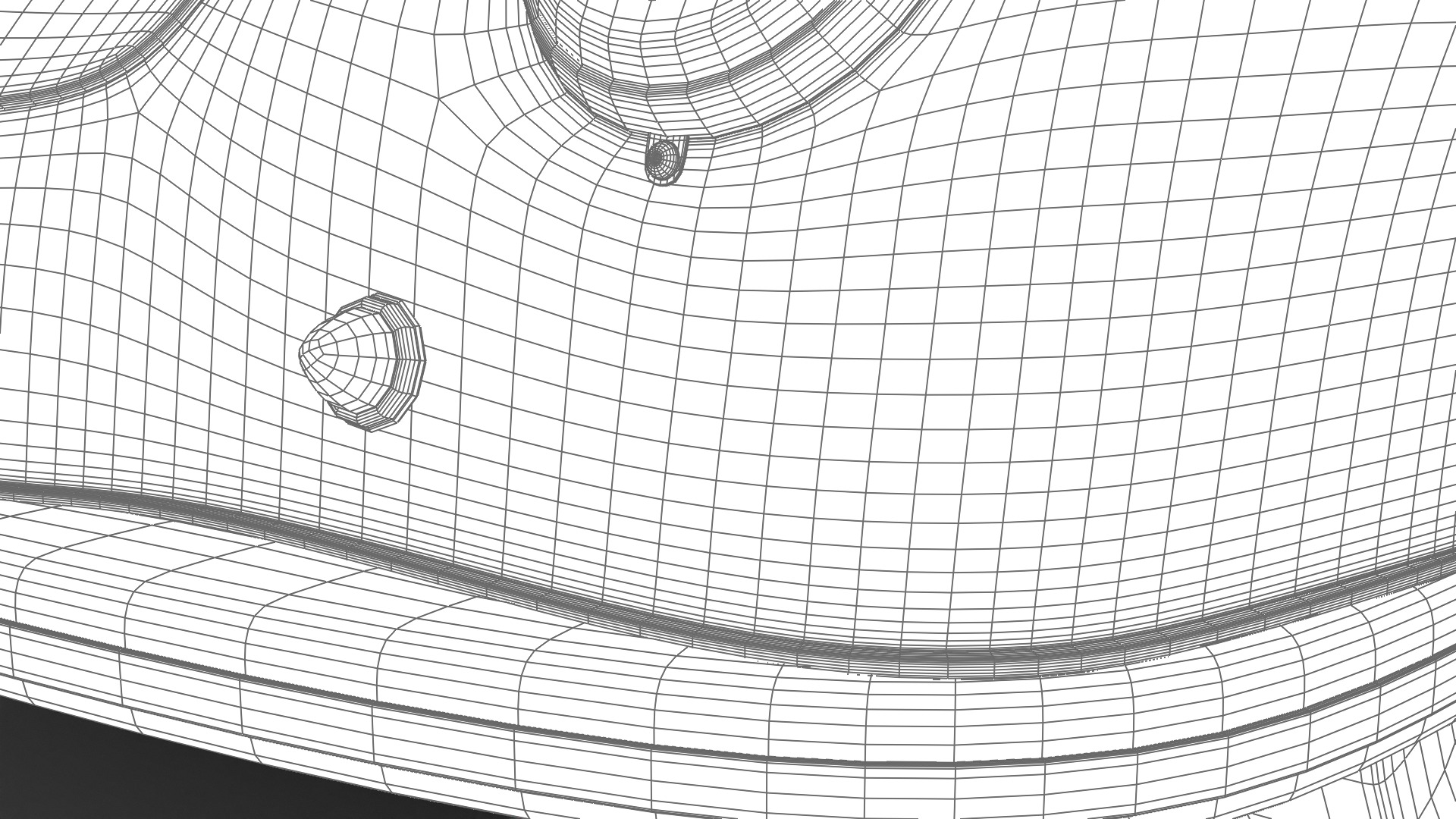 Porsche 356 1300 1952 3d model 3D model_43