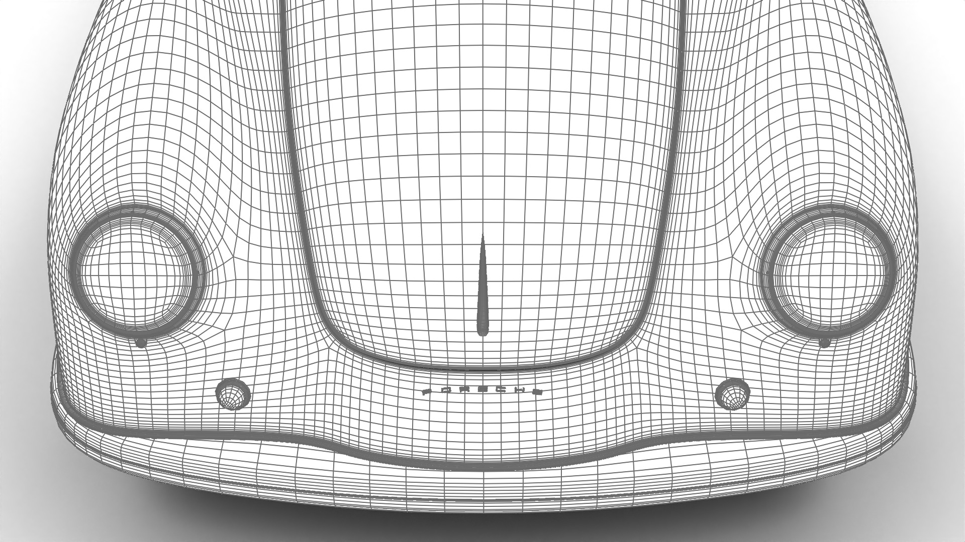 Porsche 356 1300 1952 3d model 3D model_44