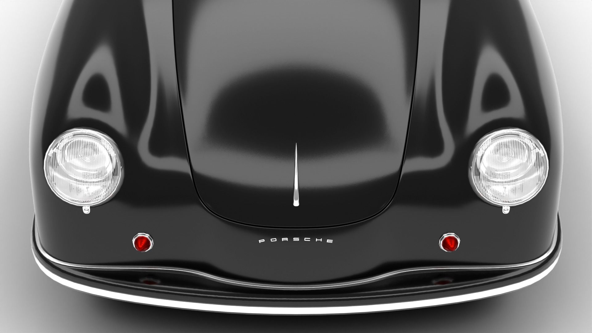 Porsche 356 1300 1952 3d model 3D model_19