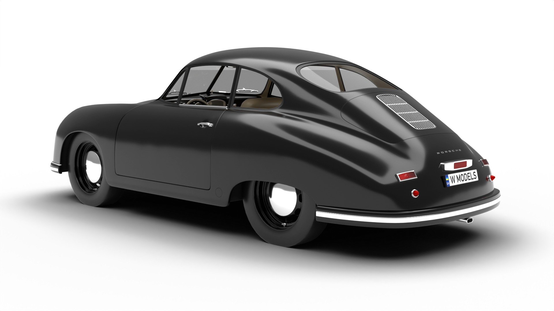 Porsche 356 1300 1952 3d model 3D model_3