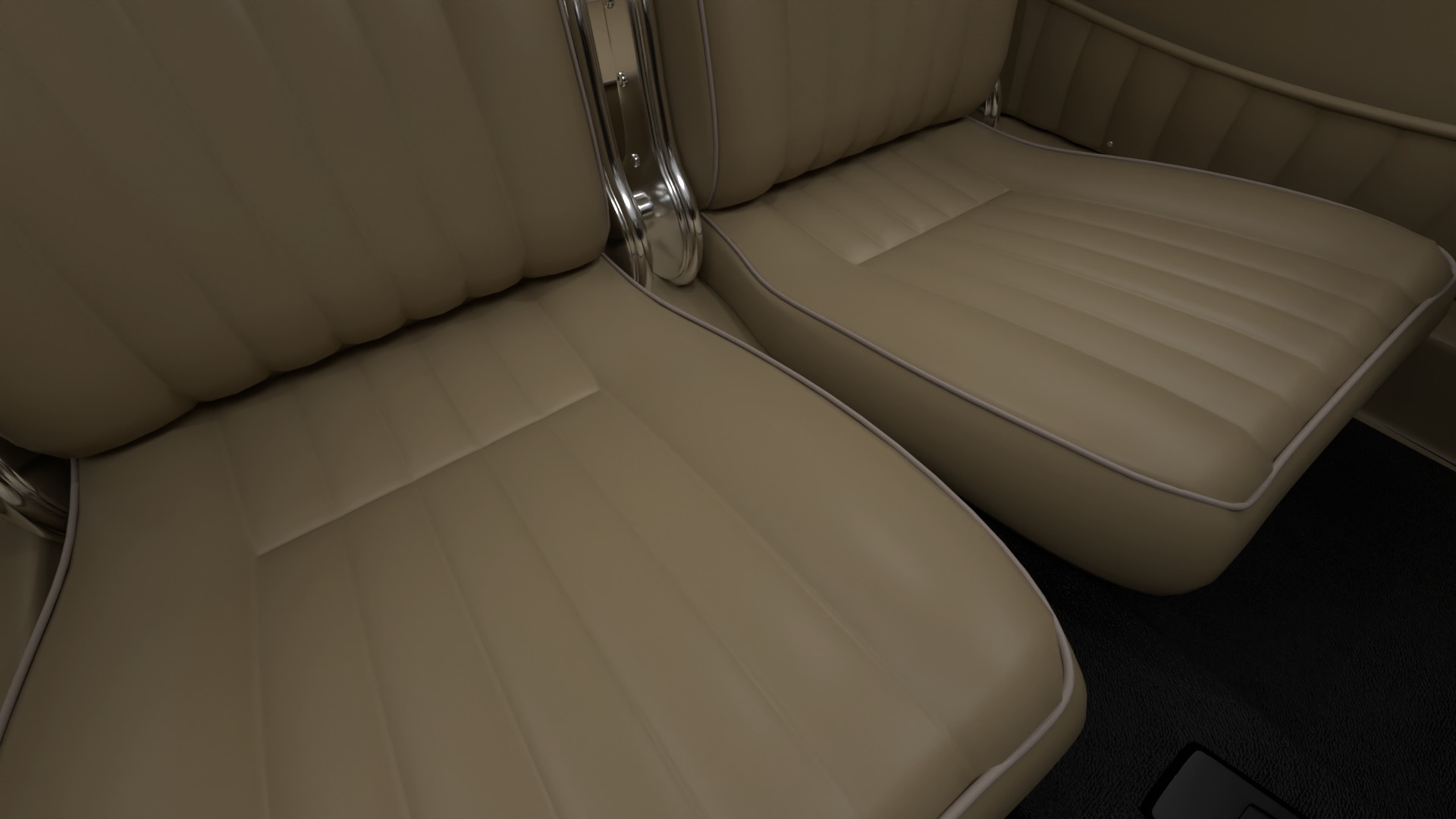 Porsche 356 1300 1952 3d model 3D model_26