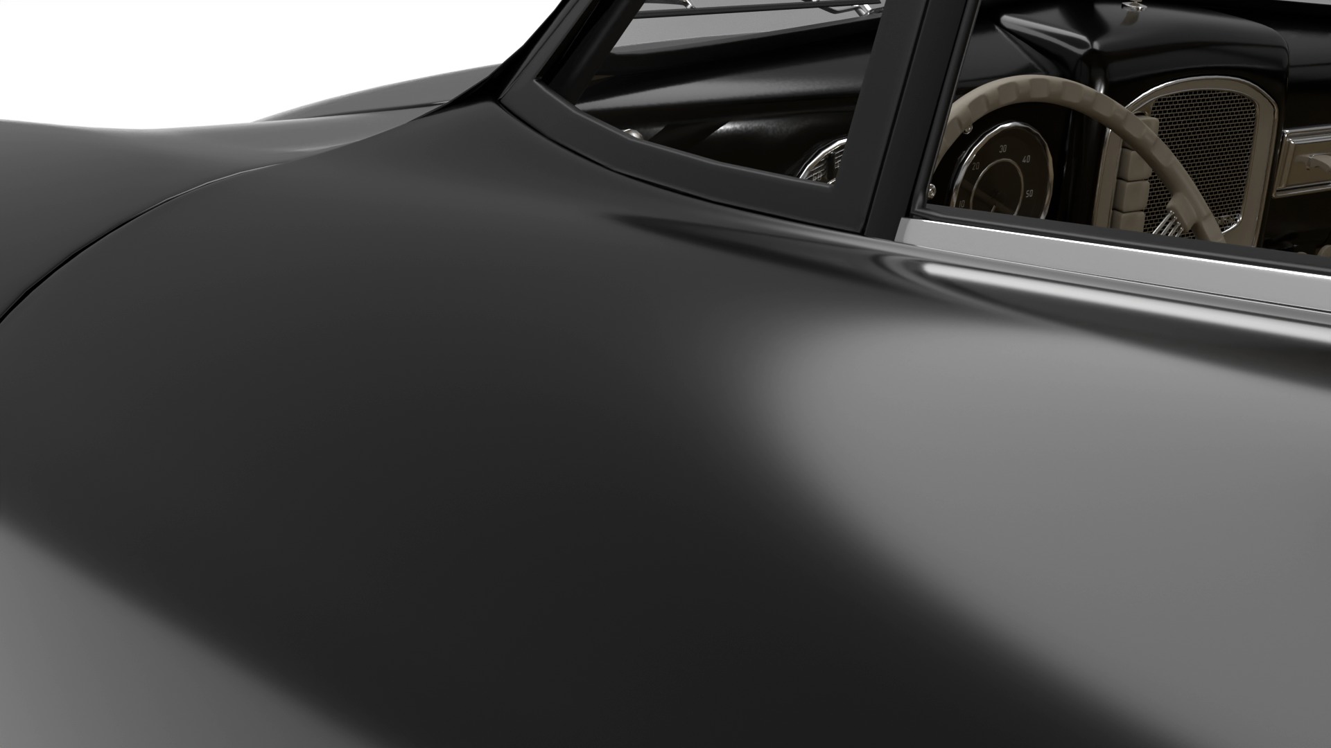 Porsche 356 1300 1952 3d model 3D model_20