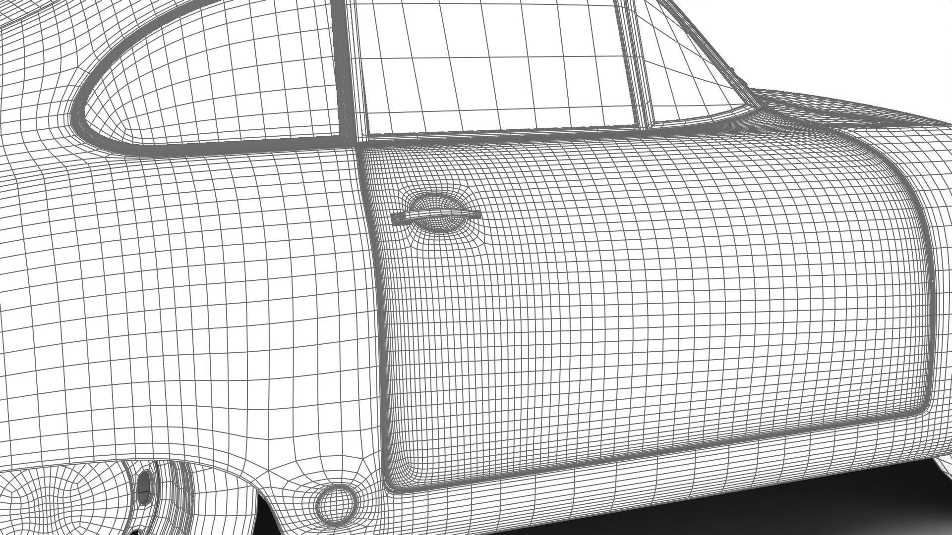 Porsche 356 1300 1952 3d model 3D model_34