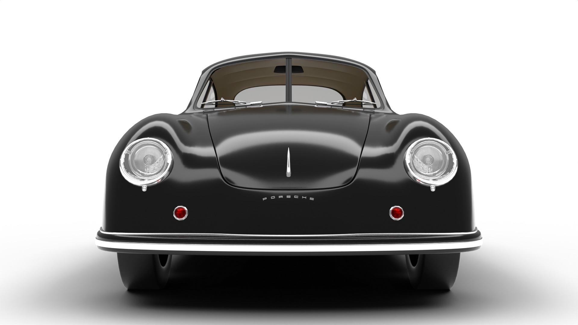 Porsche 356 1300 1952 3d model 3D model_14