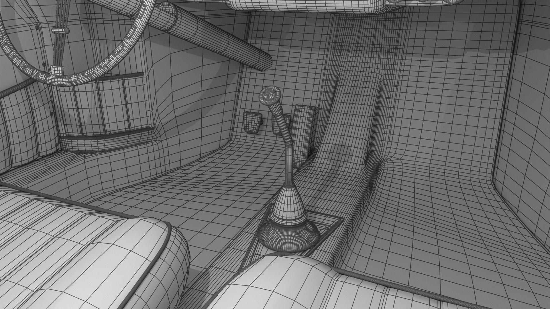 Porsche 356 1300 1952 3d model 3D model_50