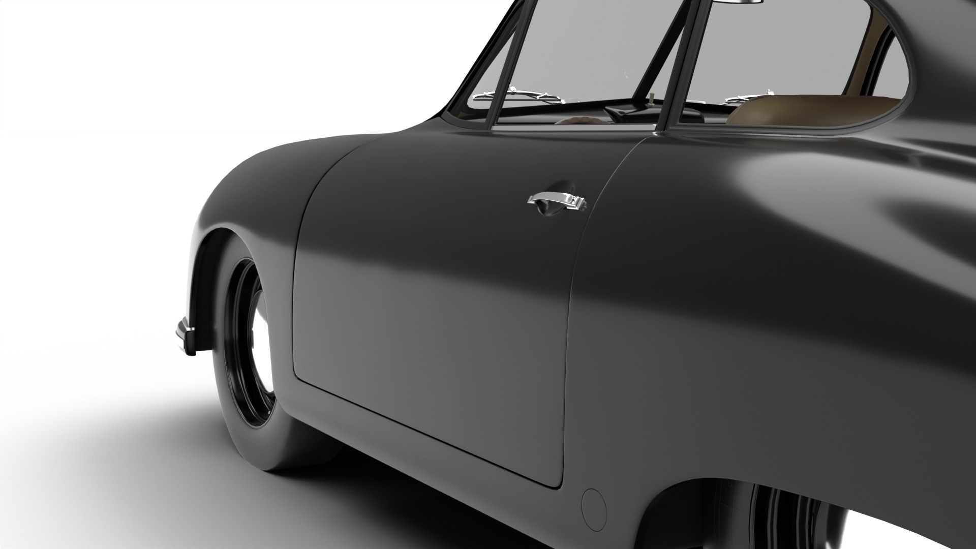 Porsche 356 1300 1952 3d model 3D model_17