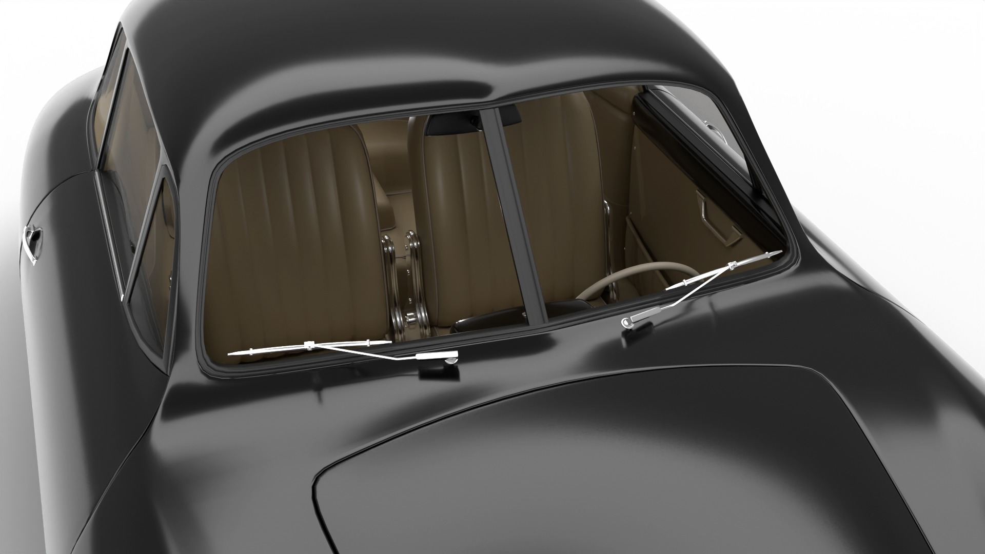 Porsche 356 1300 1952 3d model 3D model_7