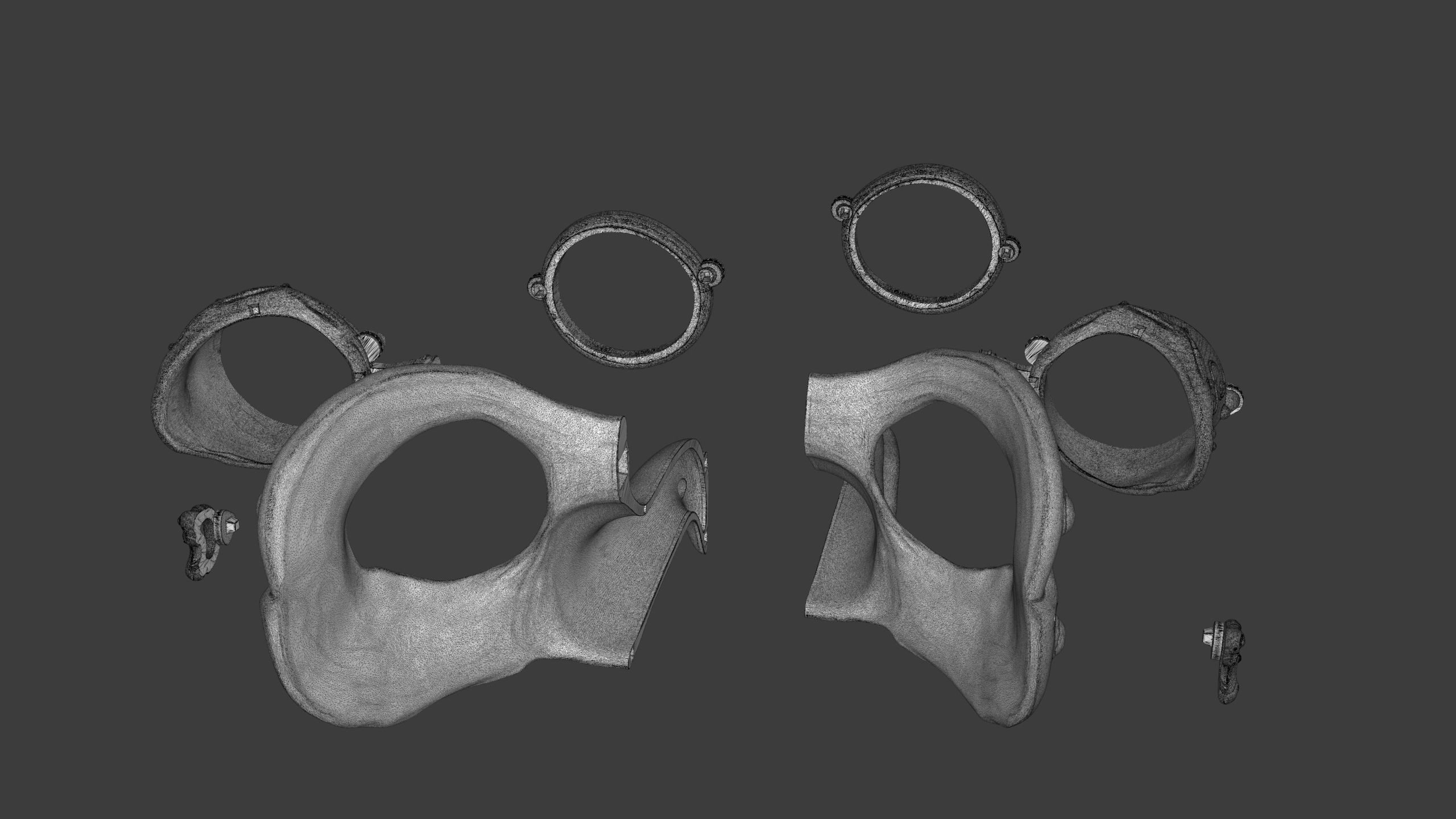 Royal Steampunk Penguin Mask 3D print model_23