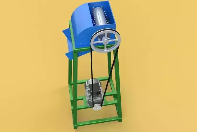 ORGANIC WASTE SHREDDER CRUSHER VEGETABLE COCOPEAT GRIND MACHINE