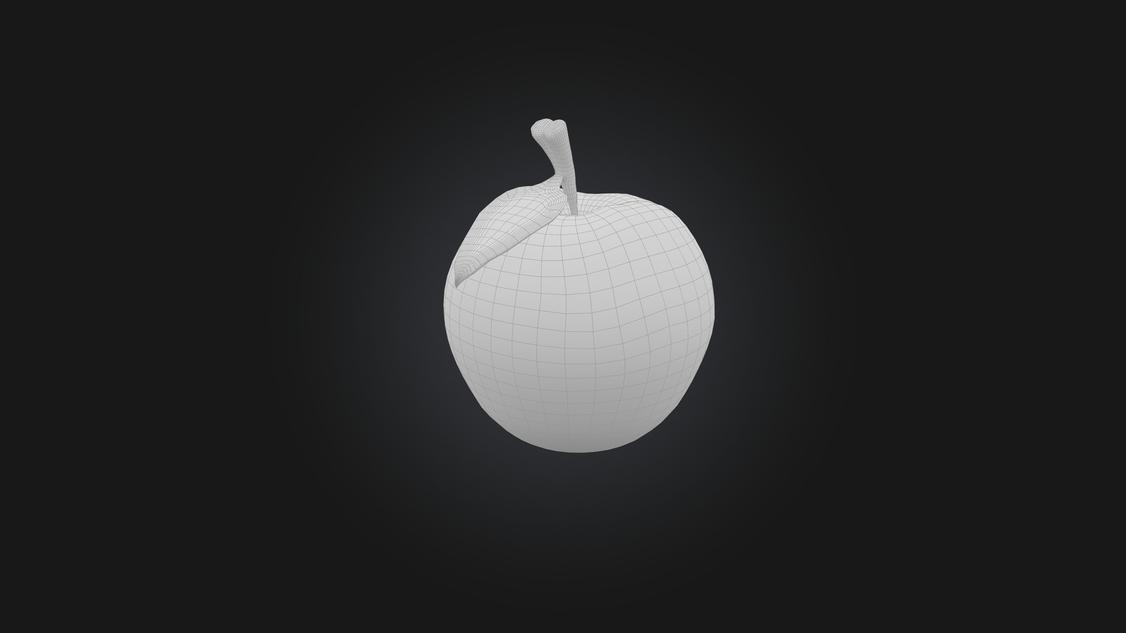 Poisoned Apple Low-poly 3D model_1