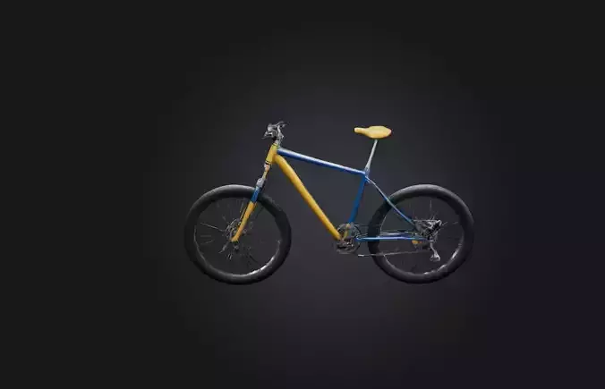 Realistic Bicycle Low-poly 3D model