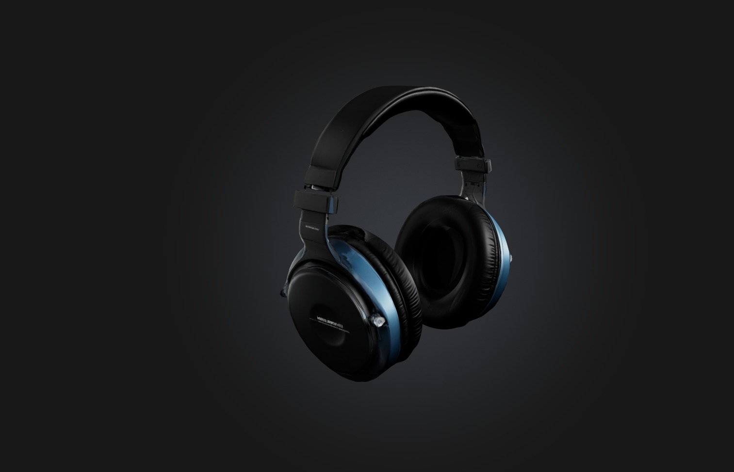 Realistic Headphones Low-poly 3D model_5