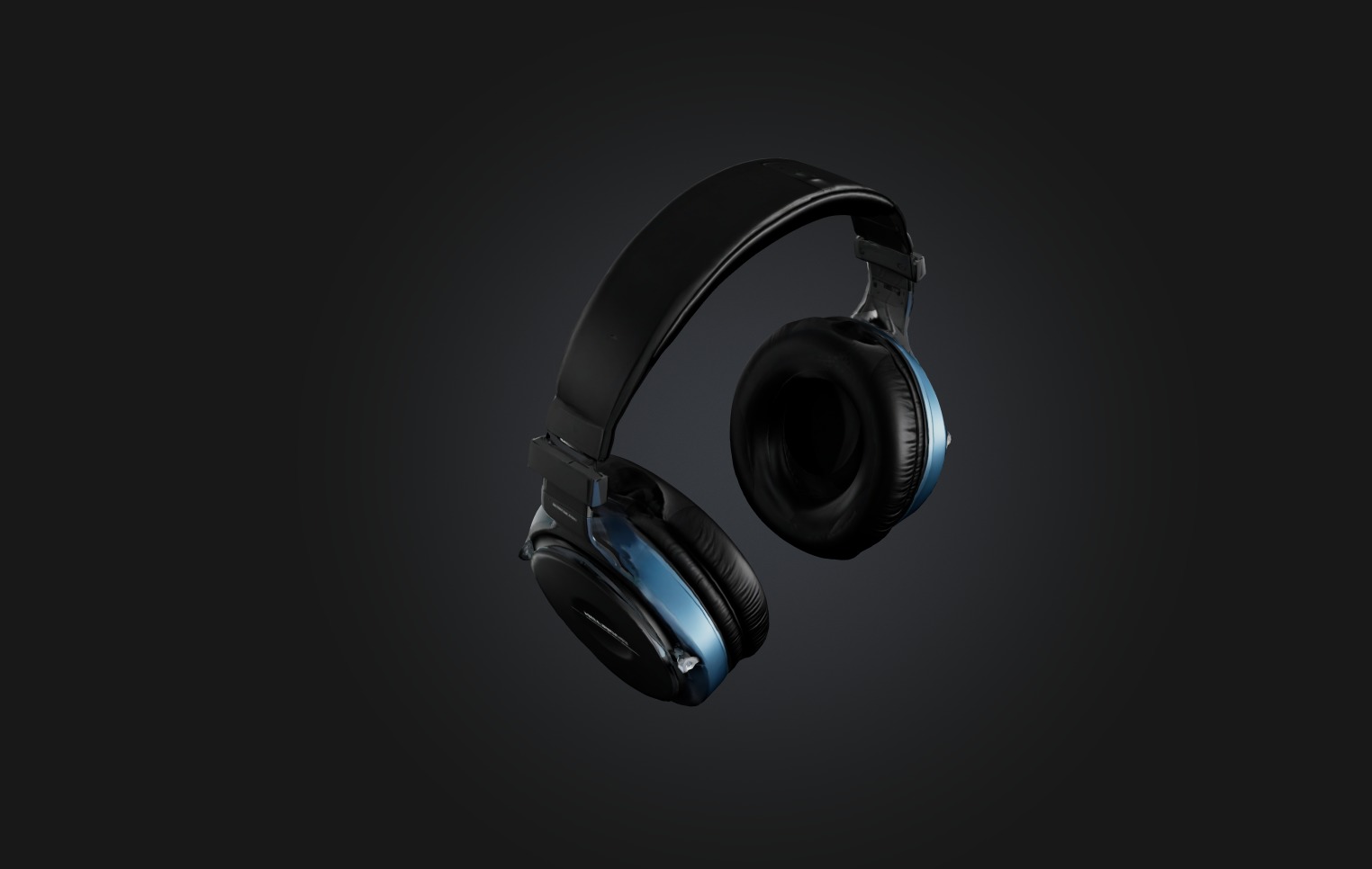 Realistic Headphones Low-poly 3D model_6