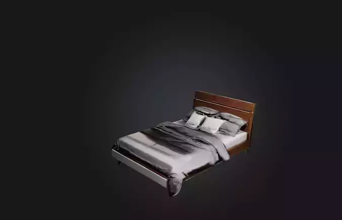 Realistic Modern Bed