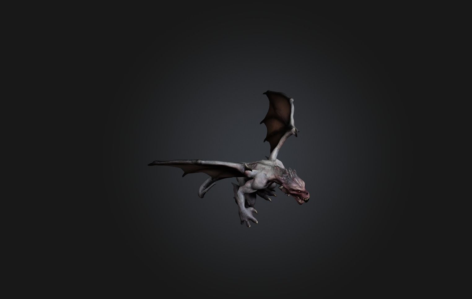 Realistic Monster Low-poly 3D model_6