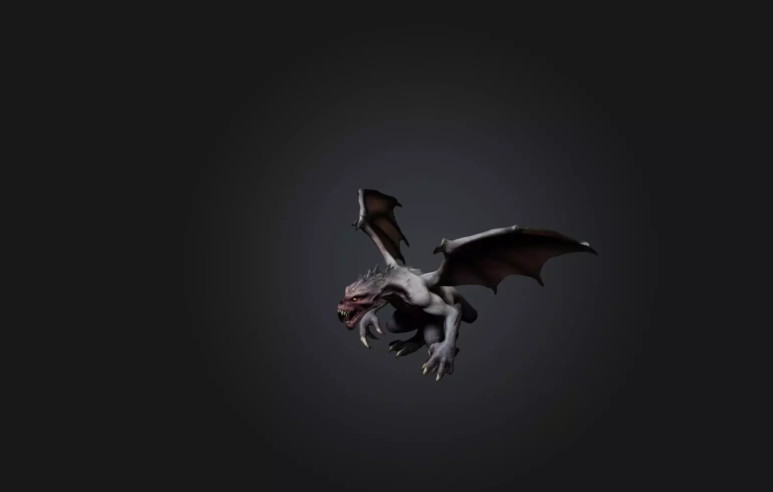 Realistic Monster Low-poly 3D model_0