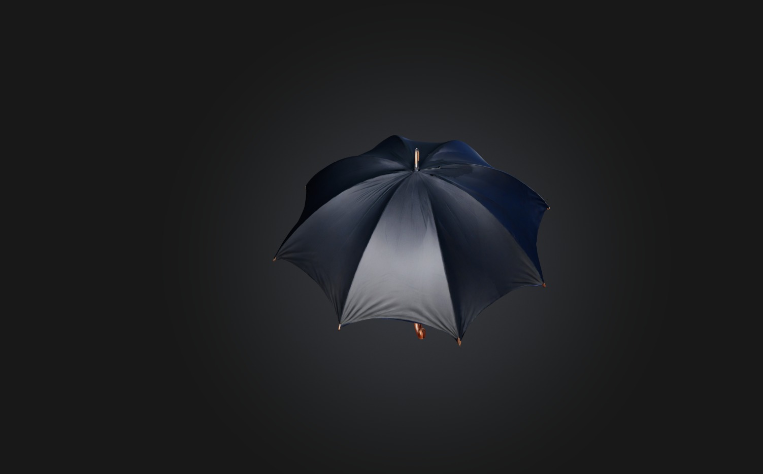 Realistic Umbrella Low-poly 3D model_7