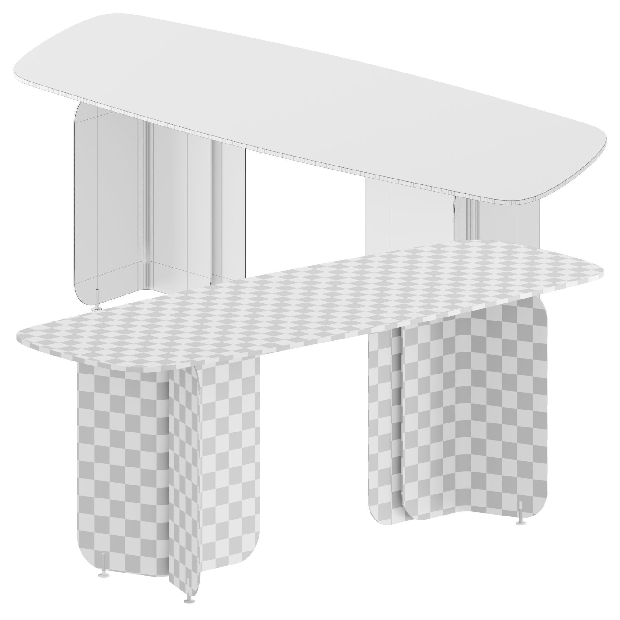 Tonelli Design PLEAT Table 3D model_2