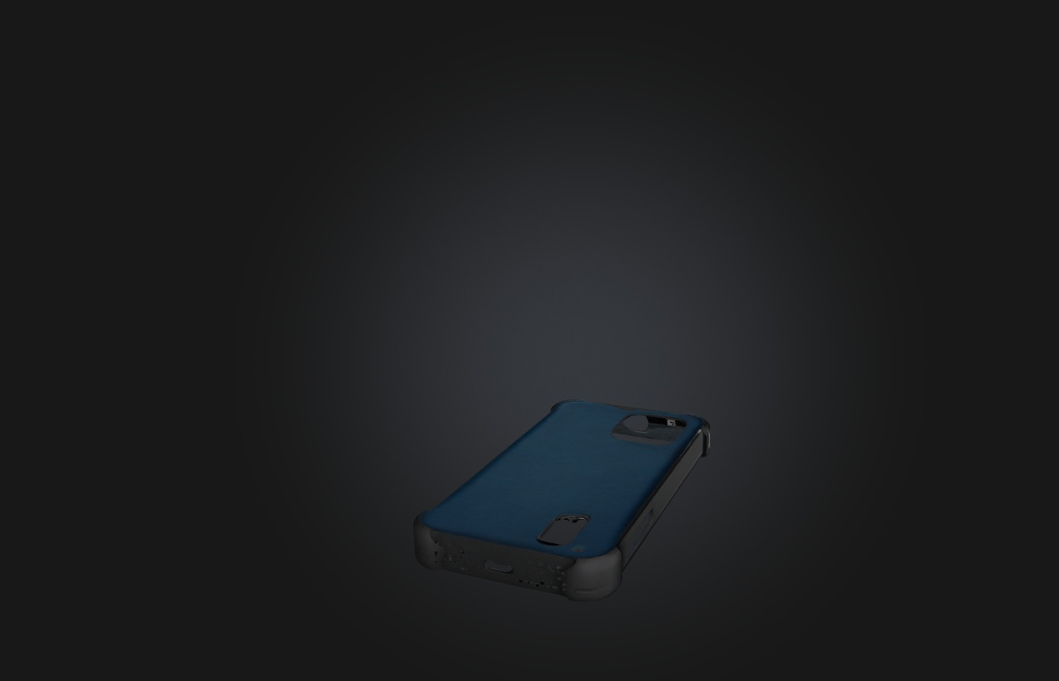 Smartphone Case Low-poly 3D model_2