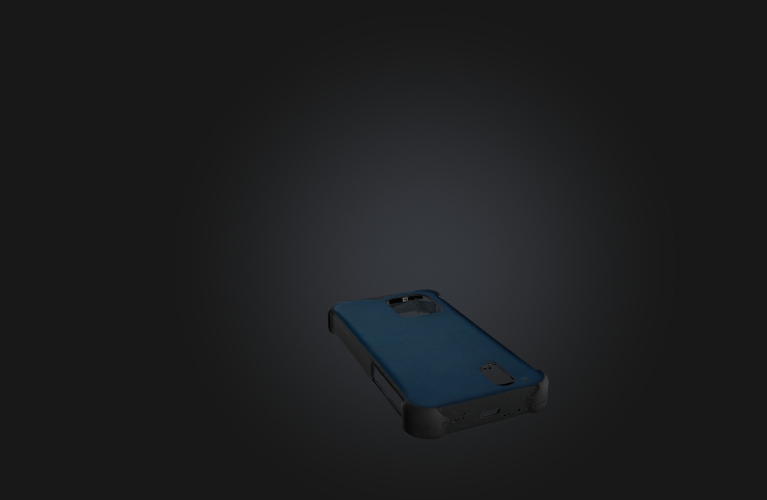 Smartphone Case Low-poly 3D model_3