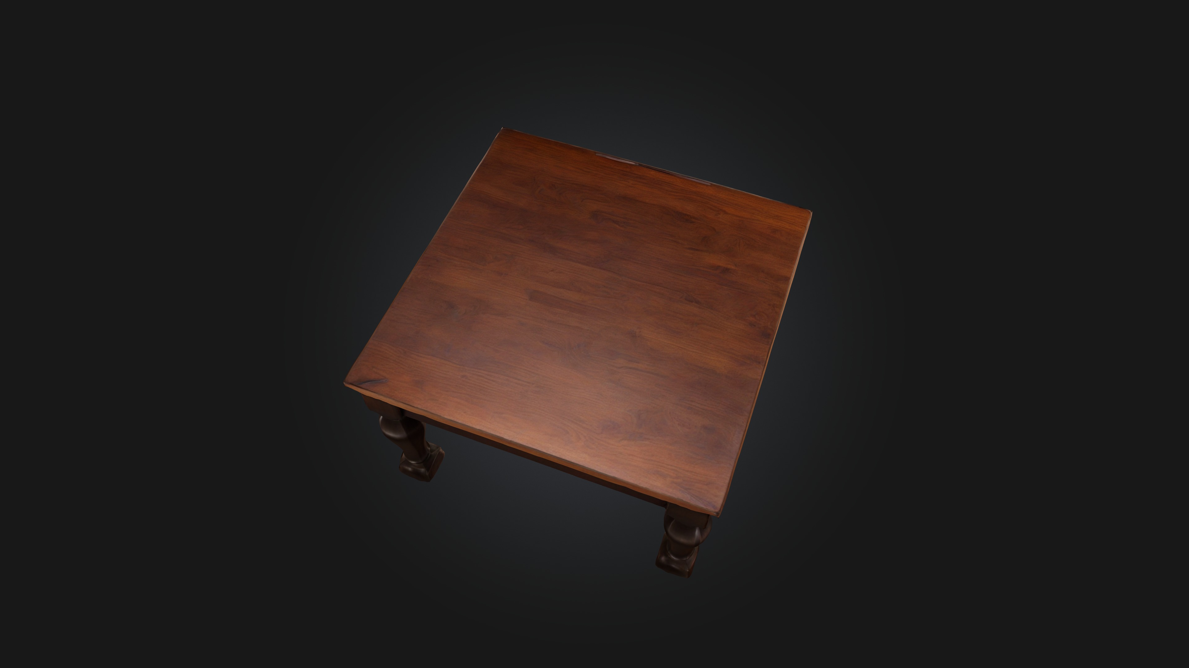 Table Low-poly 3D model_5