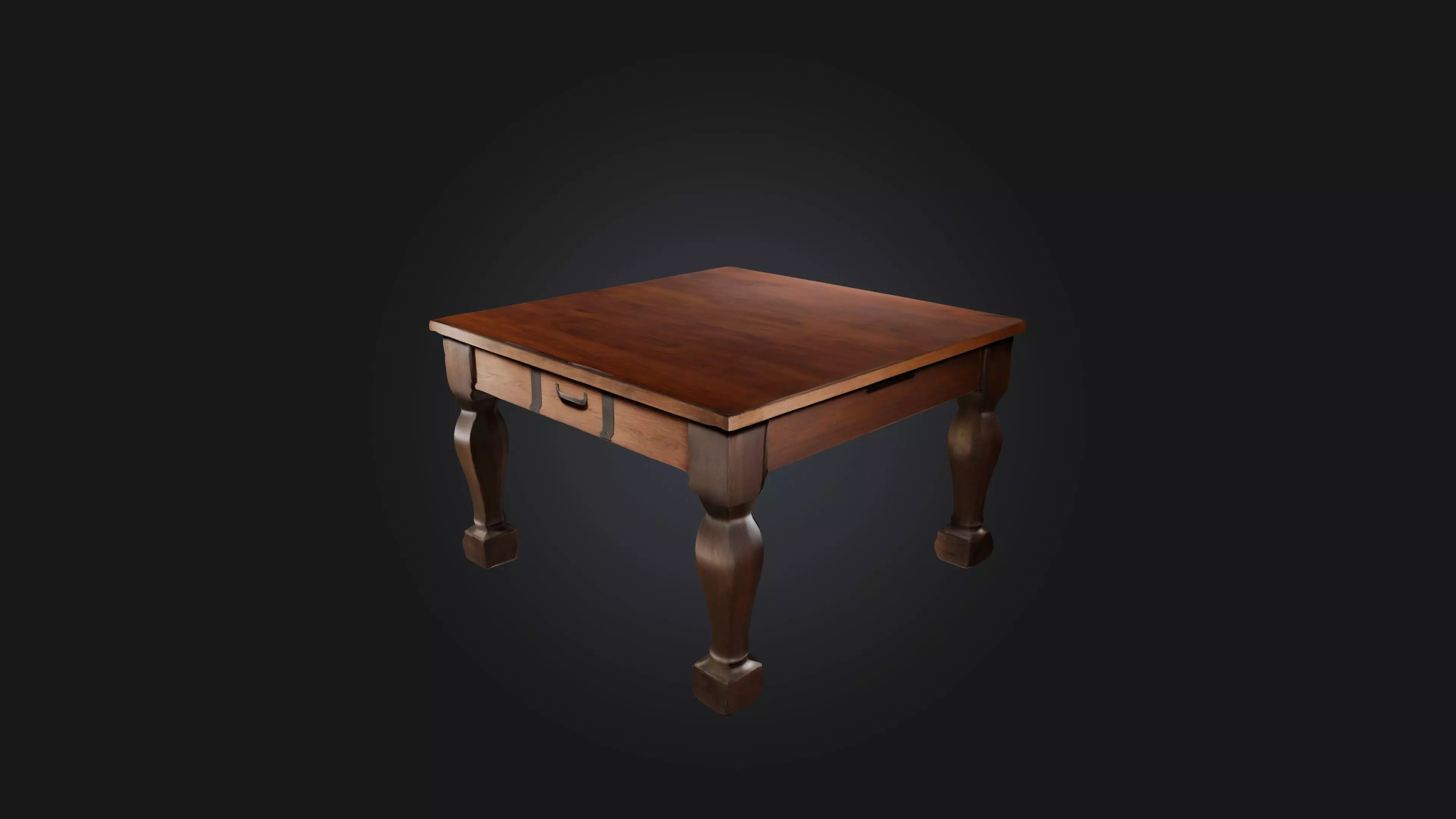 Table Low-poly 3D model_0