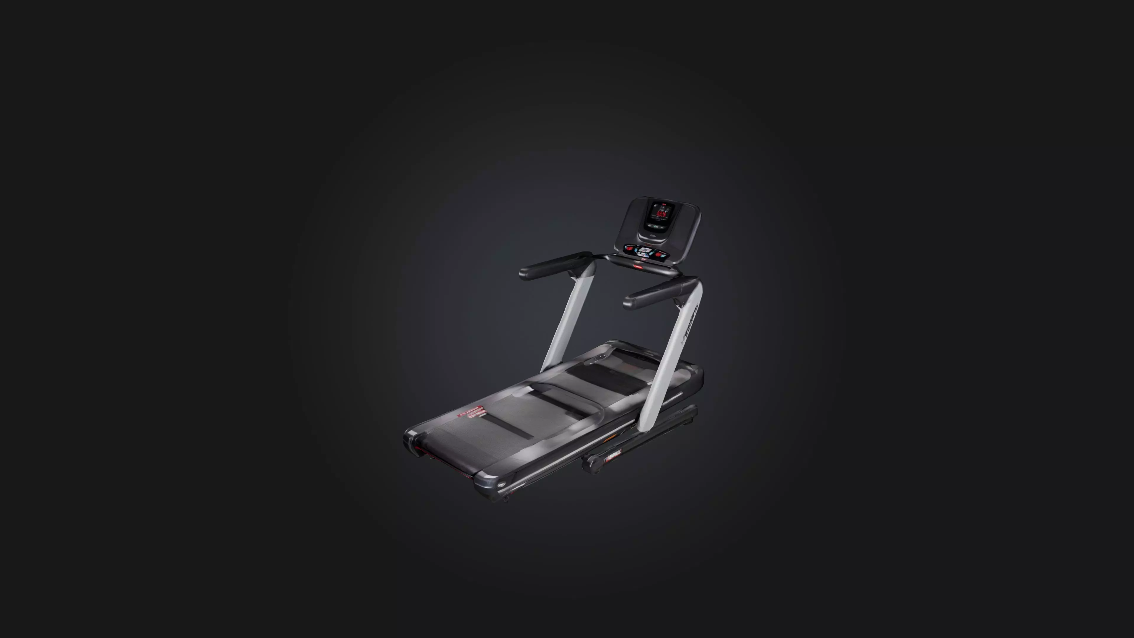 Treadmill Low-poly 3D model_0