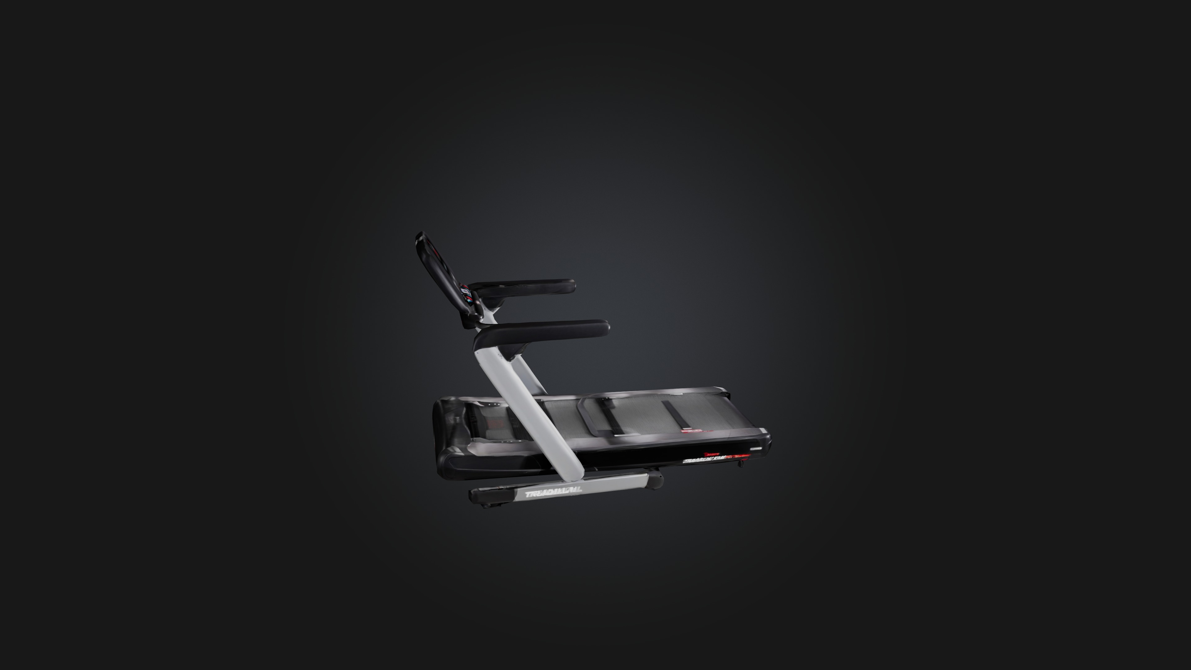 Treadmill Low-poly 3D model_6