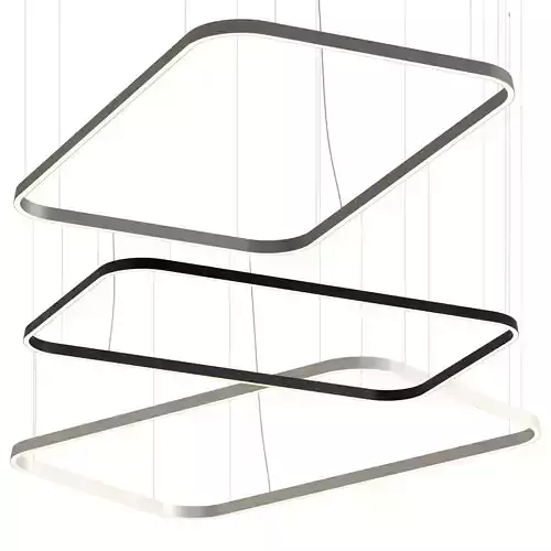 LedsC4 GEOMETRIC RECTANGLE Hanging lamp